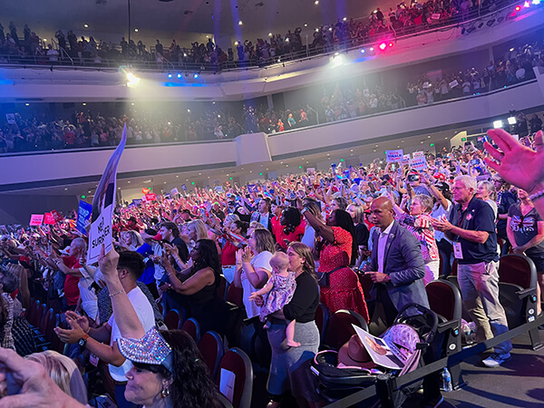 crowd at turning point action event