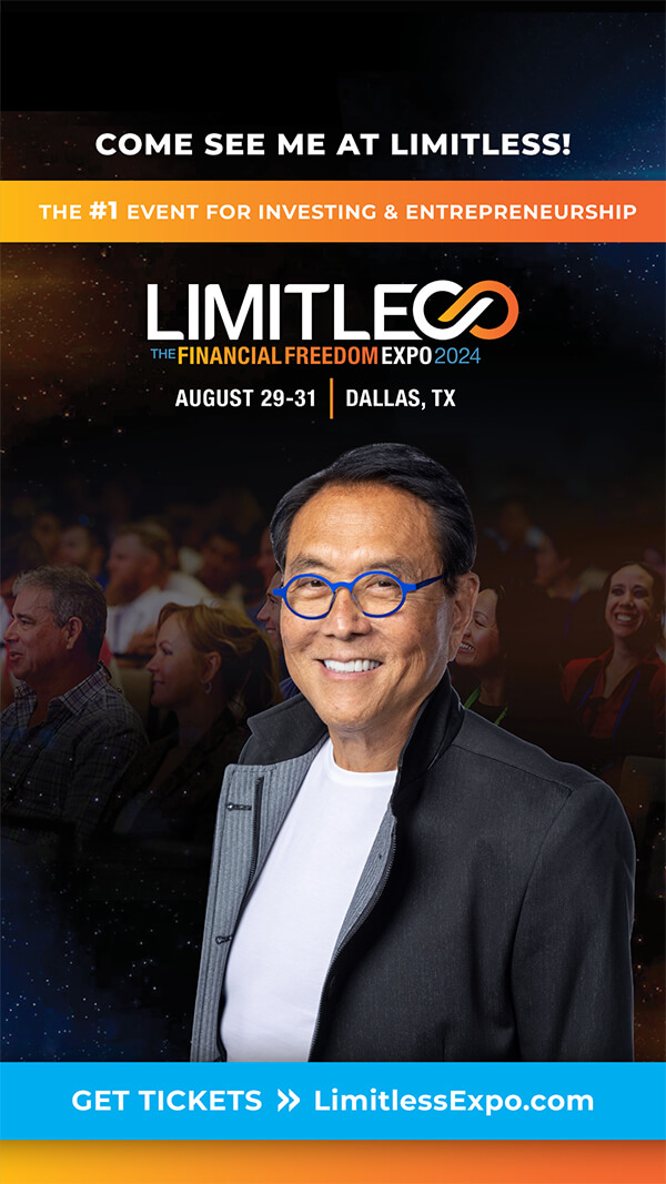 join robert kiyosaki at limitless